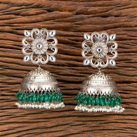 Indo Western Jhumki With Oxidised Plating