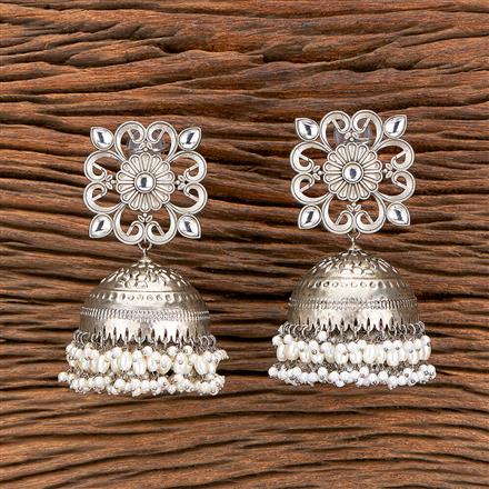 Indo Western Jhumki With Oxidised Plating