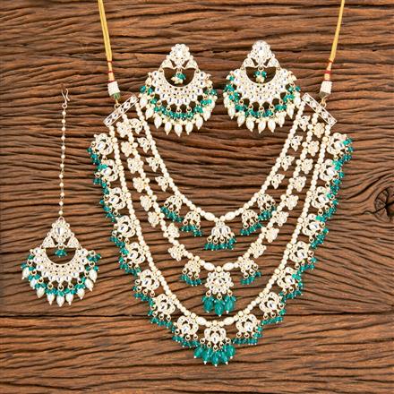 Indo Western Long Necklace With Gold Plating