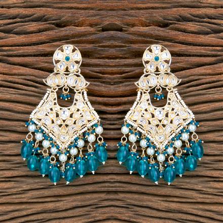 Indo Western Beads Earring With Gold Plating