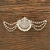 Indo Western Classic Hair Brooch With Gold Plating