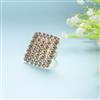 Indo Western Adjustable Ring With Gold Plating