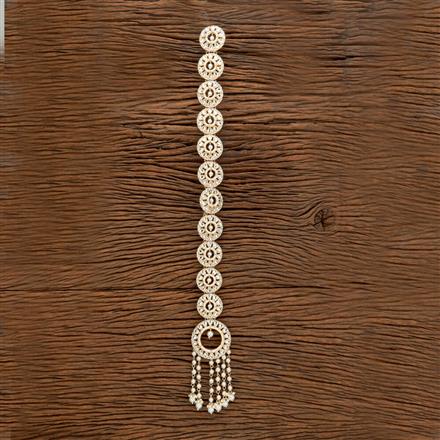 Indo Western Classic Hair Brooch With Gold Plating