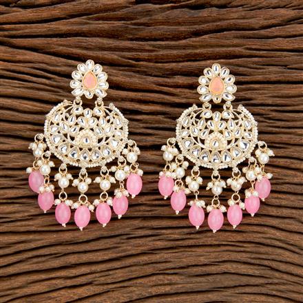 Indo Western Chand Earring With Gold Plating