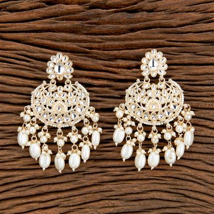 Indo Western Chand Earring With Gold Plating