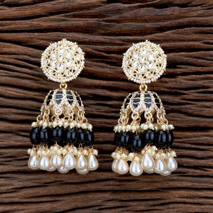 Indo Western Meenakari Earring With Gold Plating