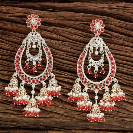 Indo Western Moti Earring With Gold Plating