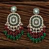 Indo Western Beads Earring With Gold Plating
