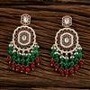 Indo Western Beads Earring With Gold Plating