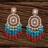Indo Western Beads Earring With Gold Plating