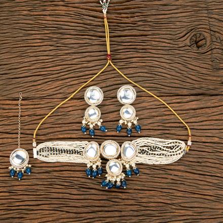 Indo Western Choker Necklace With Gold Plating