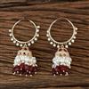 Indo Western Beads Earring With Gold Plating
