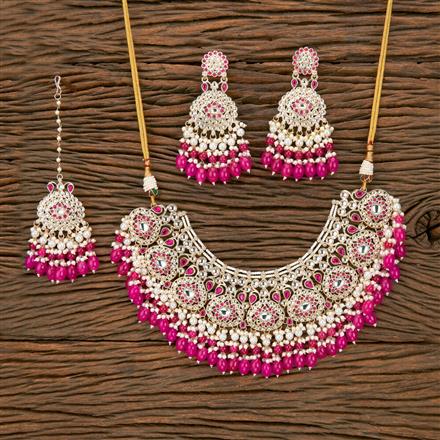 Indo Western Classic Necklace With Gold Plating