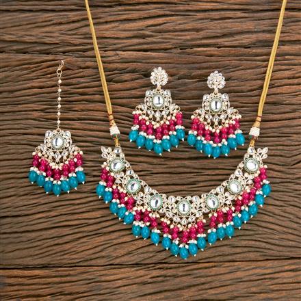 Indo Western Classic Necklace With Gold Plating