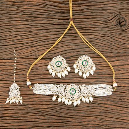 Indo Western Meenakari Necklace With Gold Plating