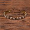 Indo Western Delicate Hair Band With Mehndi Plating