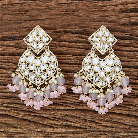Indo Western Beads Earring With Gold Plating