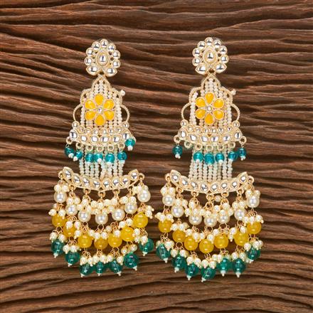 Indo Western Classic Earring With Gold Plating