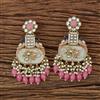 Indo Western Peacock Earring With Mehndi Plating