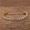 Indo Western Delicate Hair Band With Mehndi Plating