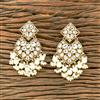 Indo Western Beads Earring With Mehndi Plating