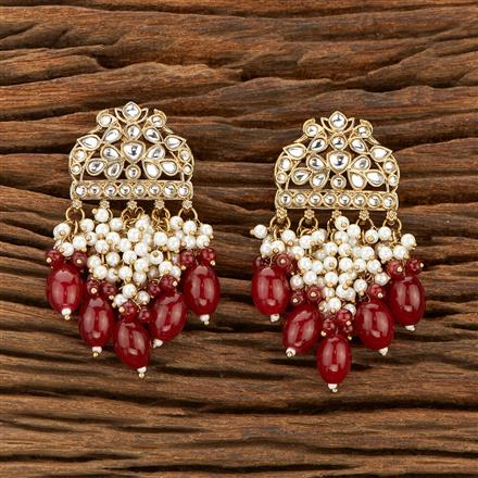 Indo Western Classic Earring With Mehndi Plating