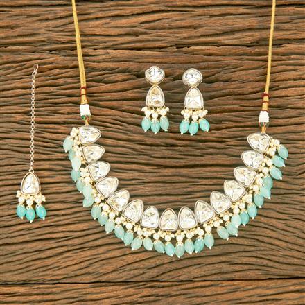 Indo Western Kundan Necklace With Gold Plating