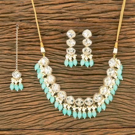 Indo Western Classic Necklace With Gold Plating