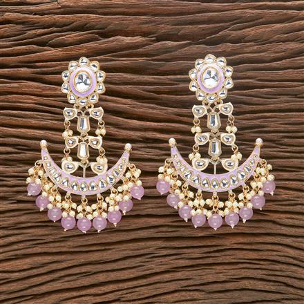 Indo Western Chand Earring With Gold Plating