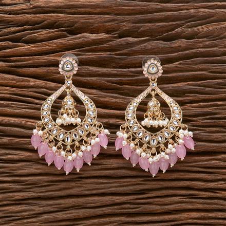 Indo Western Beads Earring With Gold Plating