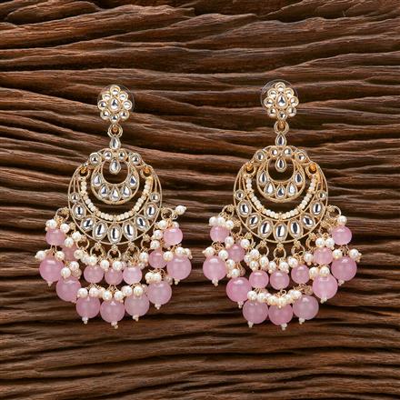 Indo Western Chand Earring With Gold Plating