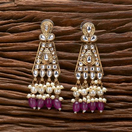 Indo Western Delicate Earring With Mehndi Plating
