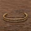 Indo Western Classic Hair Band With Mehndi Plating
