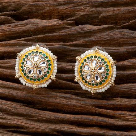 Indo Western Meenakari Tops With Gold Plating