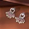 Indo Western Meenakari Earring With Mehndi Plating