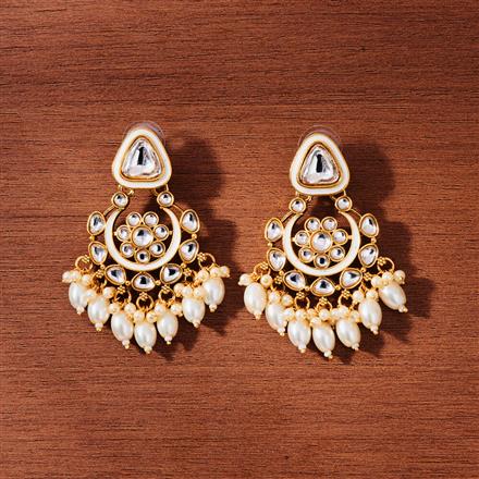 Indo Western Meenakari Earring With Gold Plating