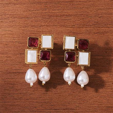 Indo Western Delicate Earring With Mehndi Plating