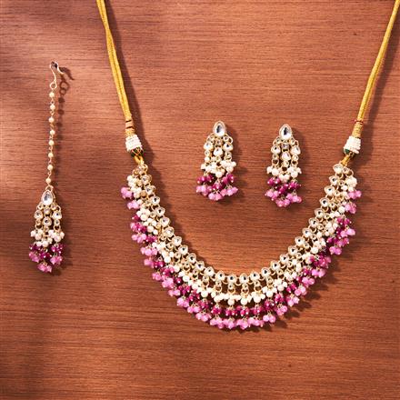 Indo Western Classic Necklace With Gold Plating