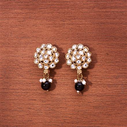 Indo Western Delicate Earring With Mehndi Plating