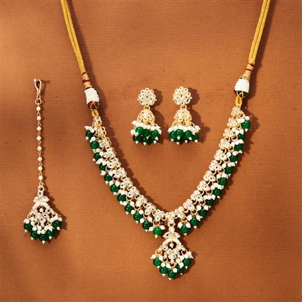Indo Western Classic Necklace With Gold Plating