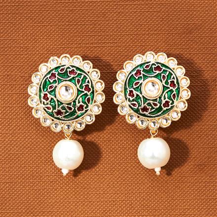 Indo Western Moti Tops With Gold Plating