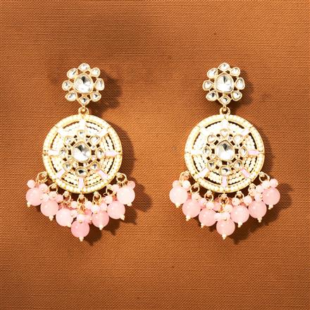 Indo Western Beads Earring With Gold Plating