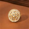 Indo Western Delicate Ring With Gold Plating