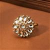 Indo Western Adjustable Ring With Mehndi Plating