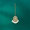 Indo Western Pearl Tikka With Gold Plating