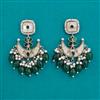 Indo Western Classic Earring with Mehndi Plating