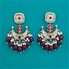 Indo Western Classic Earring with Mehndi Plating