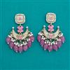 Indo Western Classic Earring with Mehndi Plating