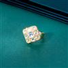 Indo Western Adjustable Ring With Gold Plating