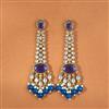 Indo Western Classic Earring With Mehndi Plating